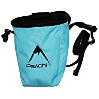 Los mejores  - Psychi - Bolsa de magnesio para Escalada en Bloque y Tradicional - con Correa para la Cintura y Bolsillo Trasero